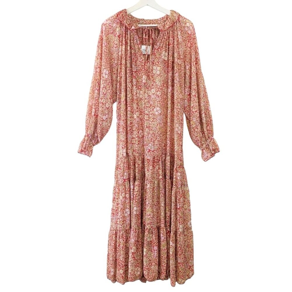 NWT Free People Feeling Groovy Maxi Prairie Dress - Picture 6 of 8